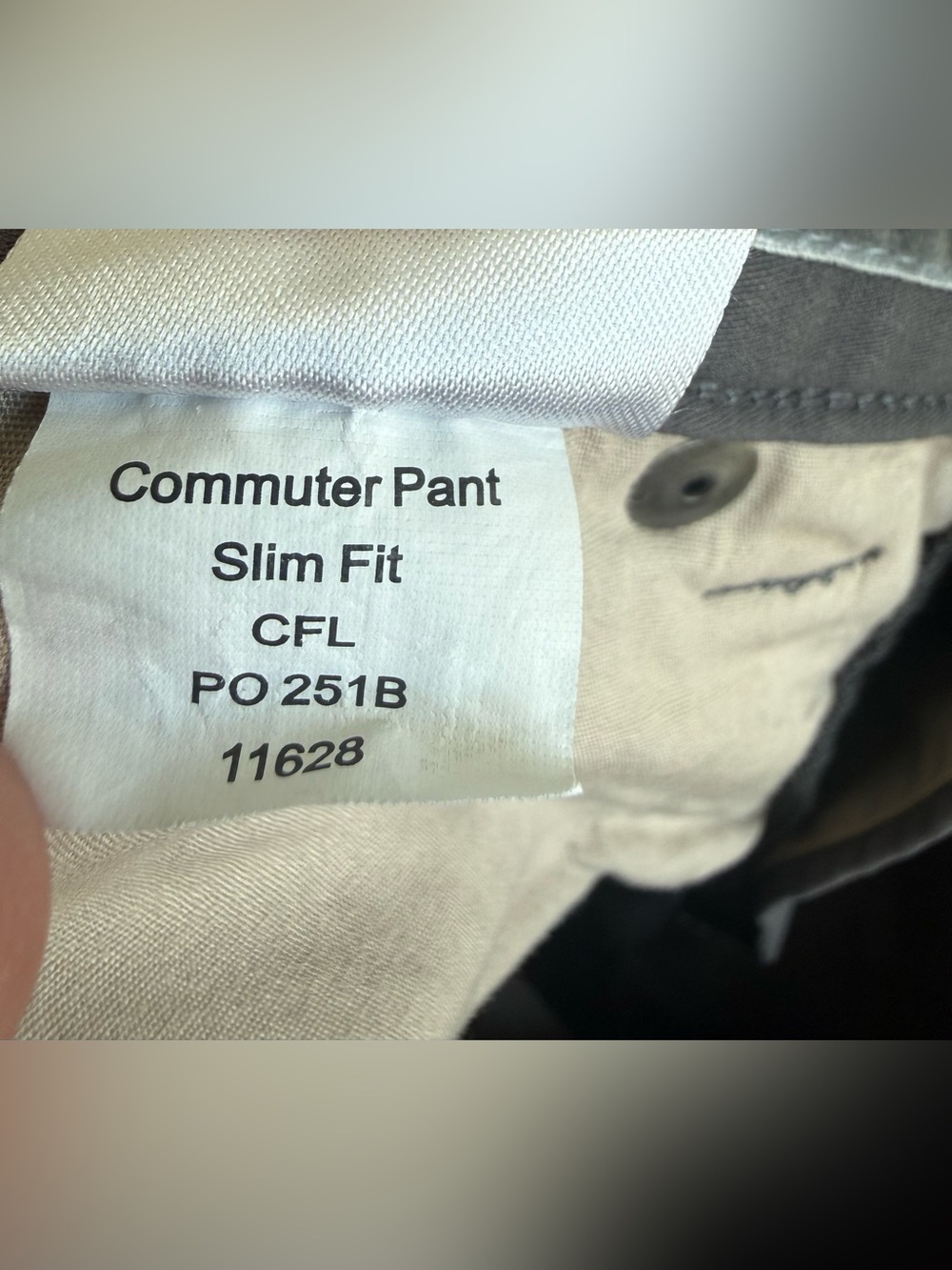 Mountain Khakis Pants Mens 35x30 Gray Chino Slacks Commuter Pant Slim Fit - Picture 7 of 10